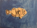 Basic clown fish painting size small